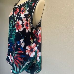 Xhilaration Pink and Orange Sleeveless Tank Top